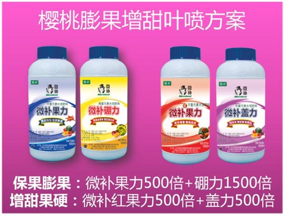 櫻桃用什么葉面肥？