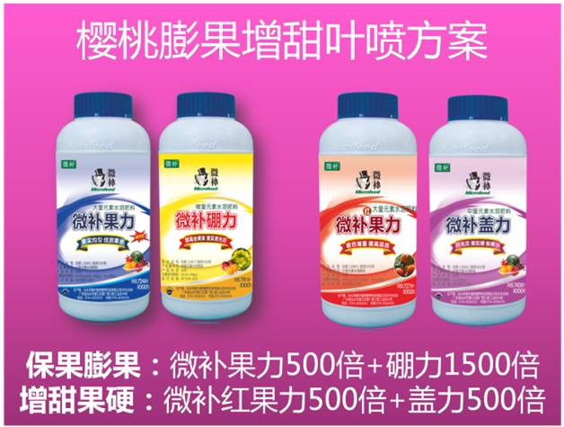 櫻桃用什么葉面肥？